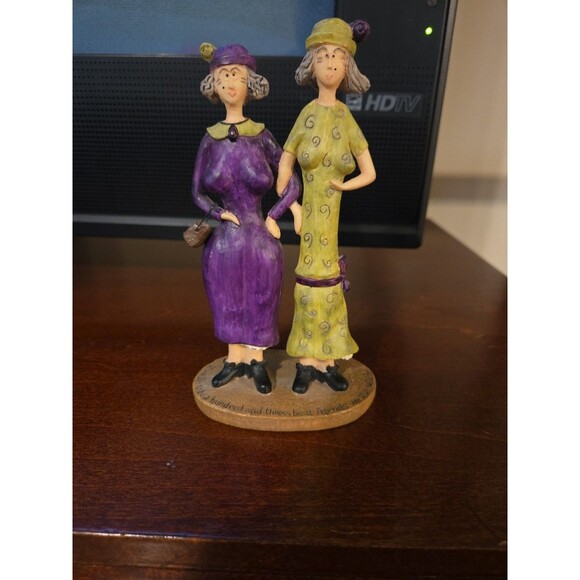 Sandy Gervais Statue If We Live to Be a Hundred & 3 Best Friends We Will Be - Picture 1 of 4